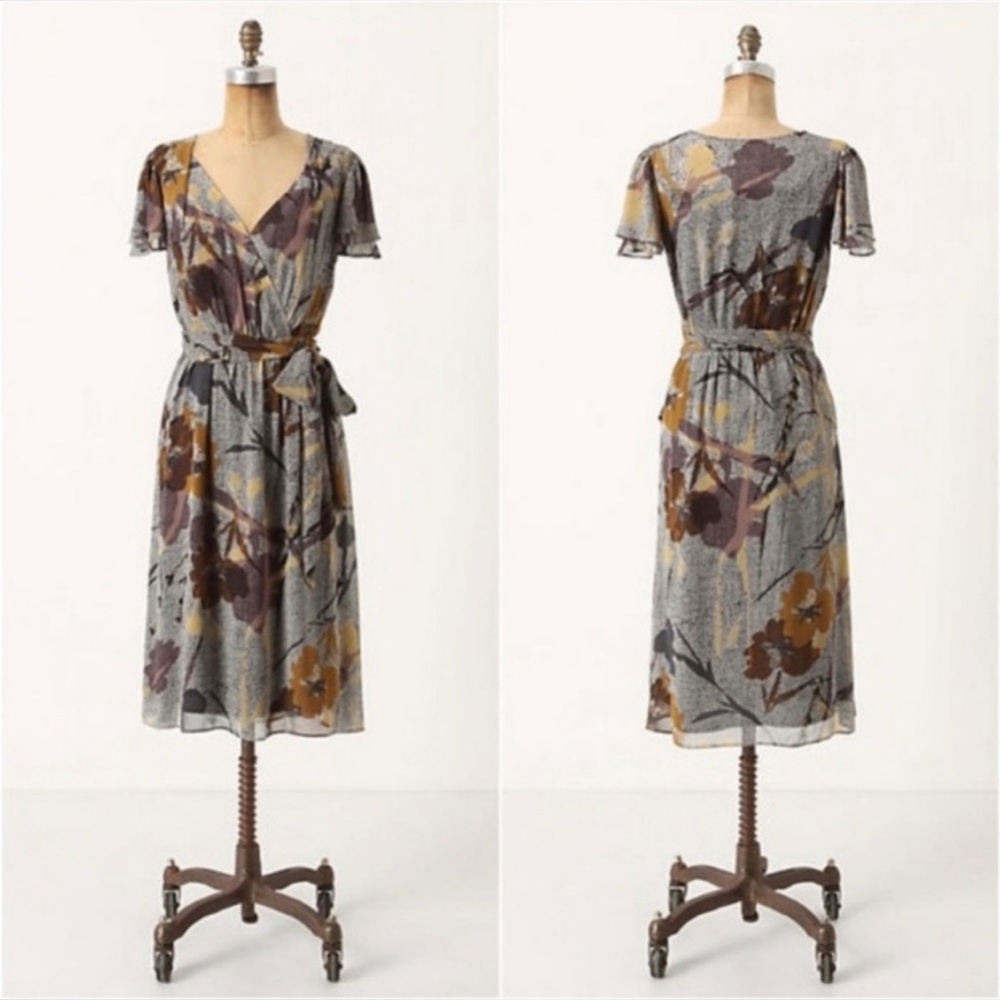 Anthropologie Bronwen Wrap Dress
